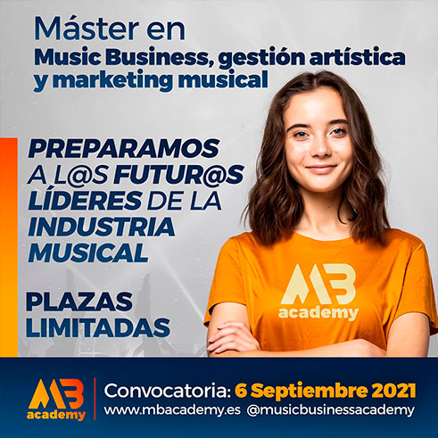 master online en music business